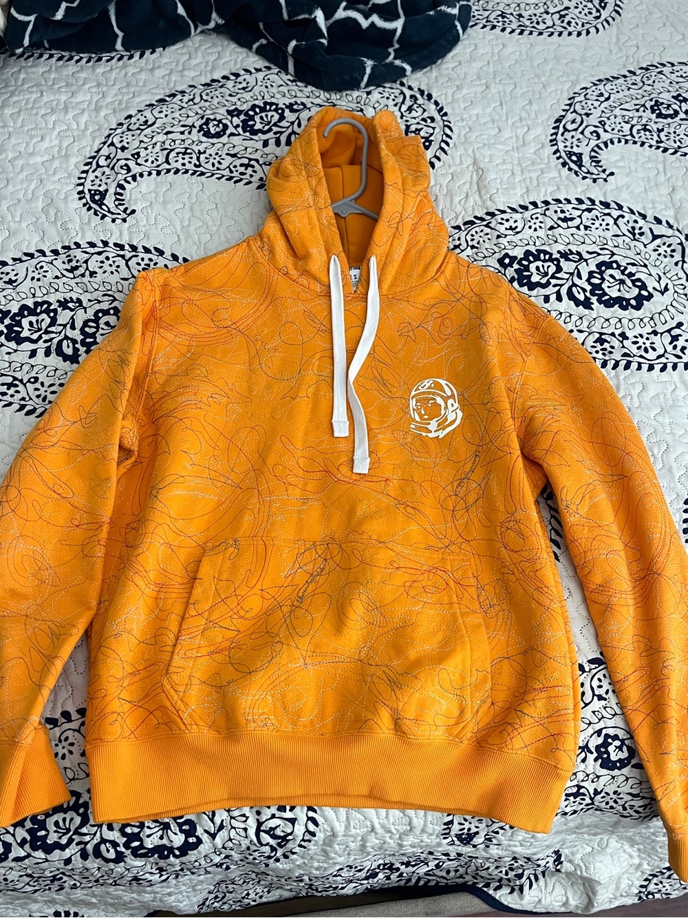 Billionaire Boys Club Orange Graphic Hoodie